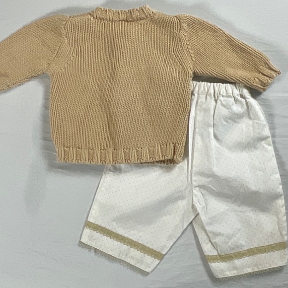 Petit Bateau Two Piece Matching Set with Cardigan and Pants 3M - Picture 9 of 12